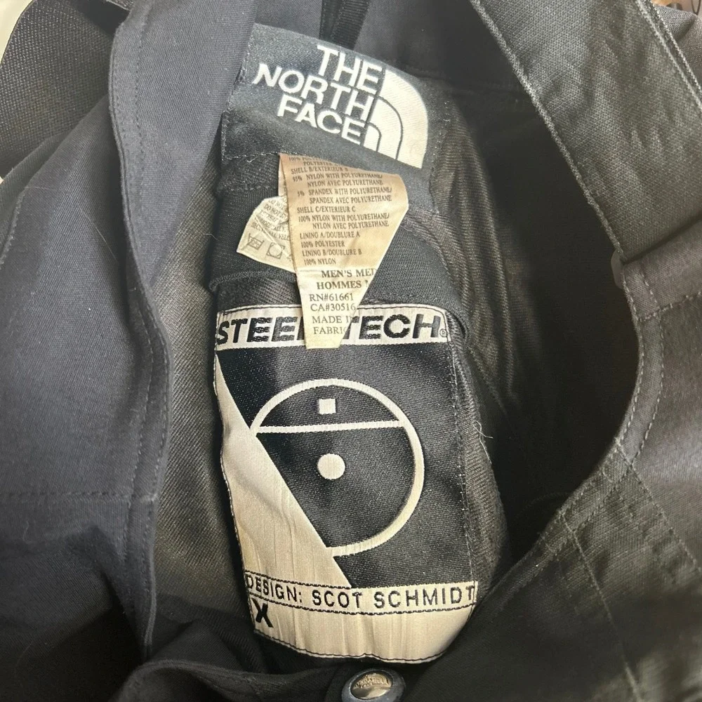 RARE VTG The North Face Steep Tech Scot Schmidt Black Ski Pants Mens M Padded
